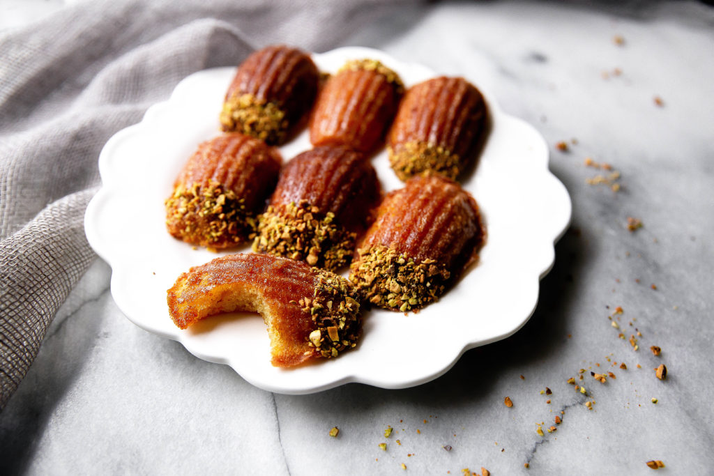 Madeleines with Orange, Saffron and Honey - Food & Flair