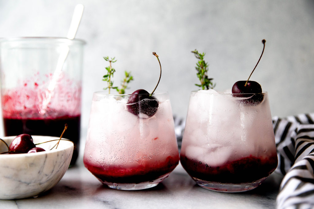 Fresh Cherry Coolers - Food & Flair