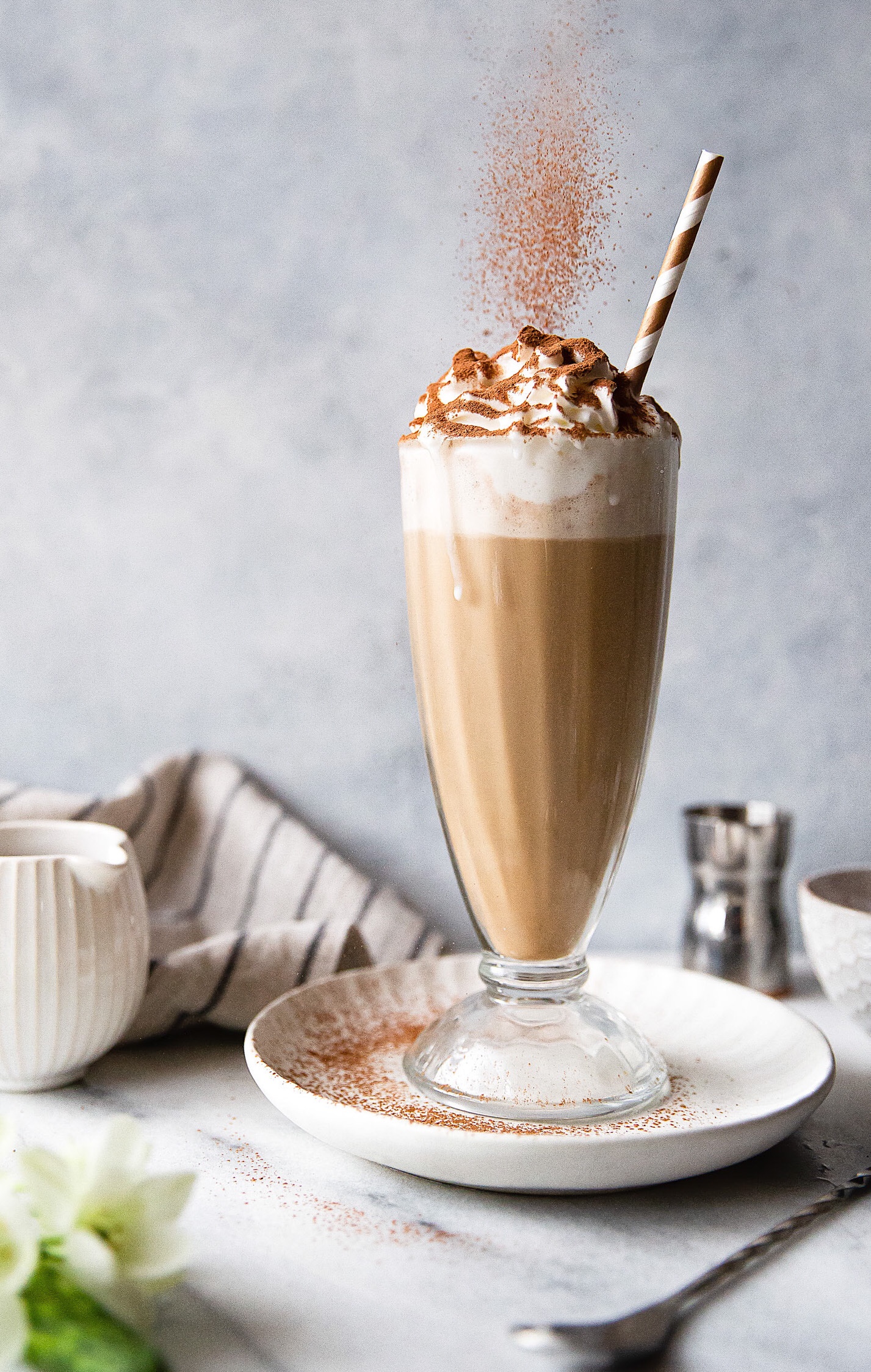 The Perfect Bourbon Vanilla Iced Coffee - Food & Flair